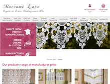 Tablet Screenshot of macrame-lace.com